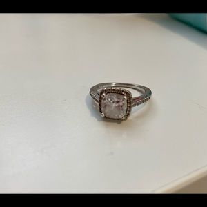 Silver and Cz Ring